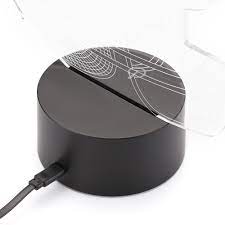lamapras acrilicas bases led